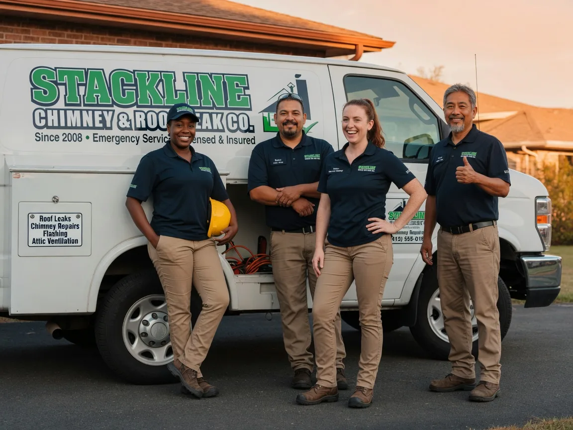 Chimney flashing repair company in Vanderbilt, TX